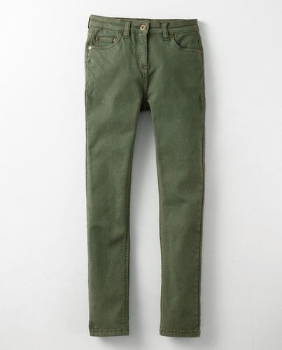 Superstretch-Jeans in olivgrün von mini Boden