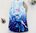 Mädchenkleid aus Strukturstoff mit Disney Frozen-Print