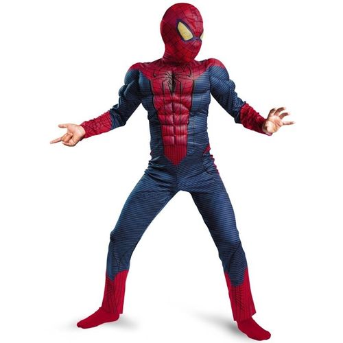 Spiderman Kostüm mit Muskeln für Kinder